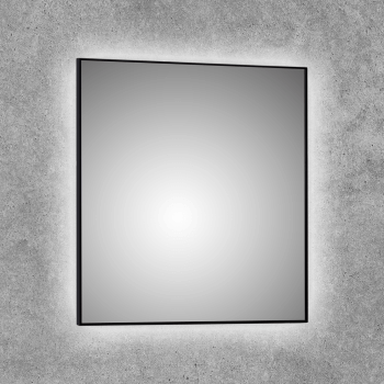 Espejo con luz led retroiluminado para el baño cuadrado Ceres